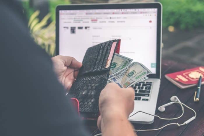Cash and Laptop